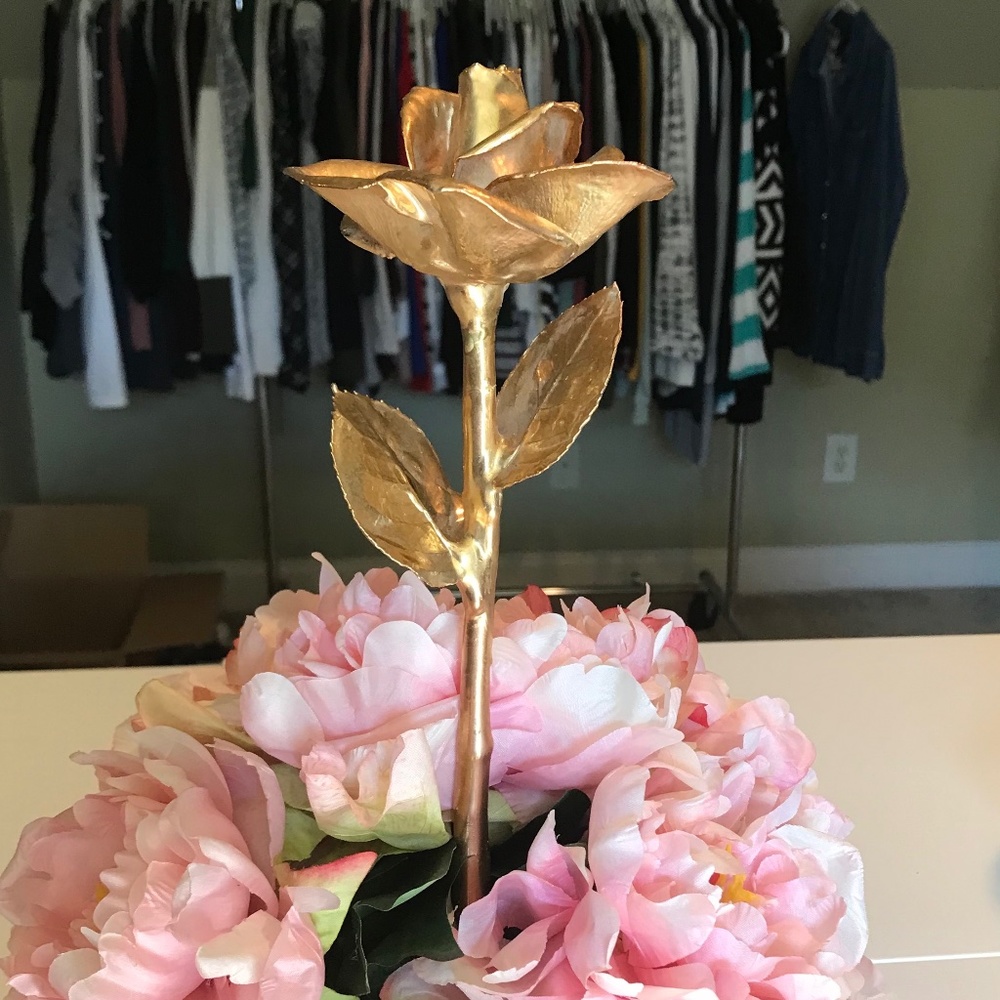 24 ct Gold Dipped Real Rose